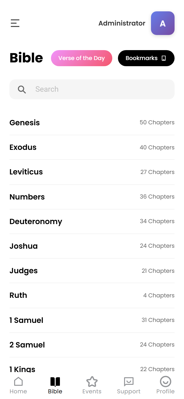Wheeler BC, bible